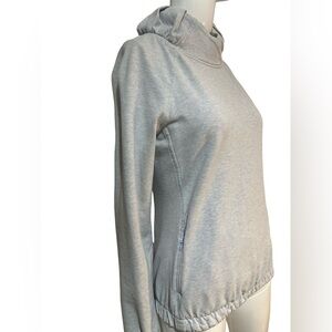 Lululemon Athletica Light Gray Long Sleeve Top Cowl neck